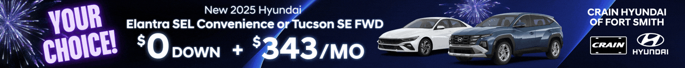 Current offers on Tucson, Elantra and Santa Fe at Crain Hyundai