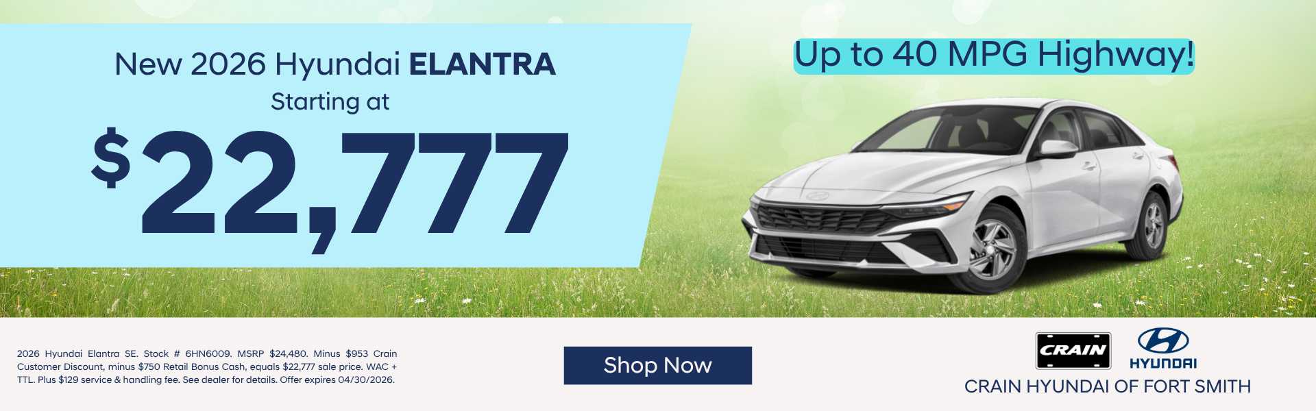 Browse Elantra Inventory in Fort Smith, AR.