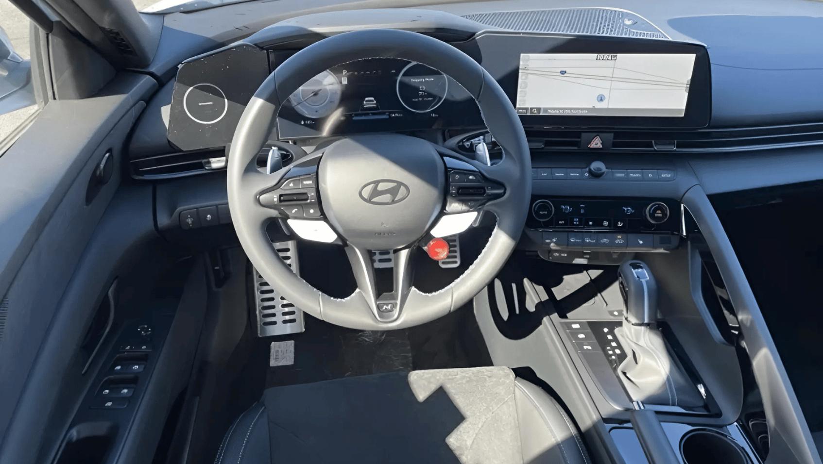 Interior View of the 2025 Hyundai Elantra N